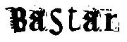 Font for the Bastard Film logo